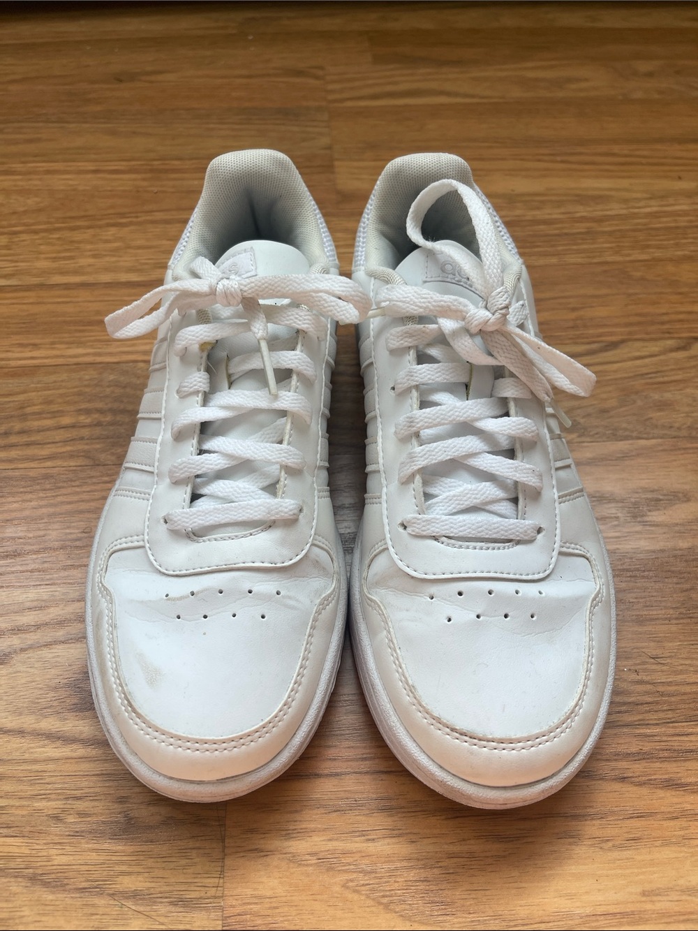 Women’s Adidas Leather White Low-Top Sneakers